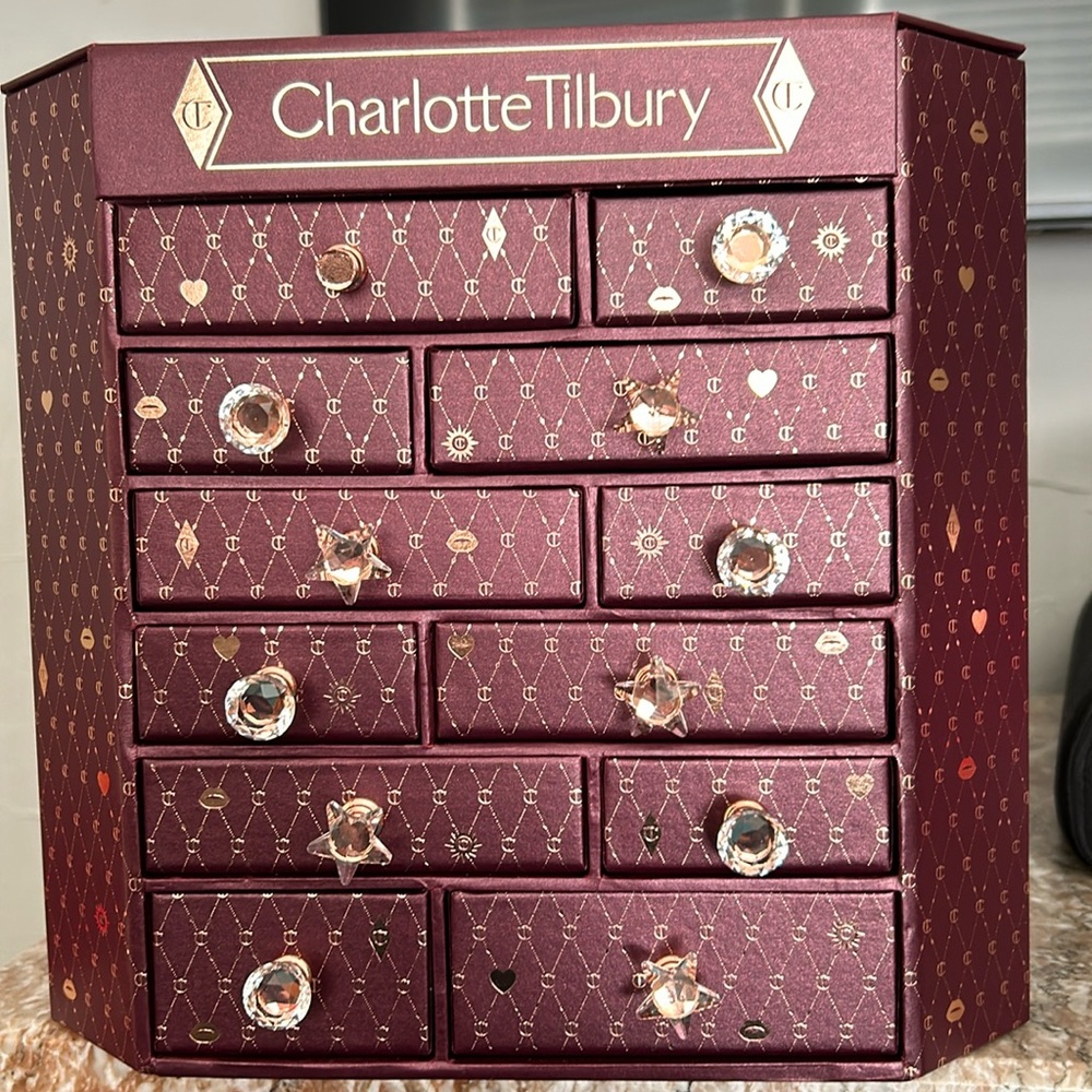 Empty 12 drawer advent calendar